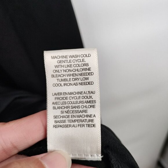 New Fourteenth Place Cut Out Cross Neck Sleeveless Cocktail Dress Medium Black - Picture 8 of 13